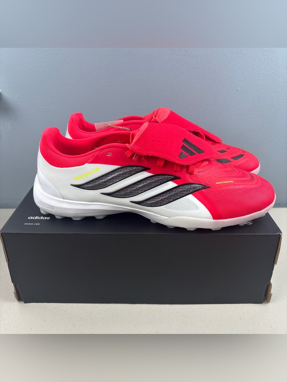 adidas Predator PRO FT TF Soccer Turf Soccer Shoes JR7866 Men’s Sz 9
